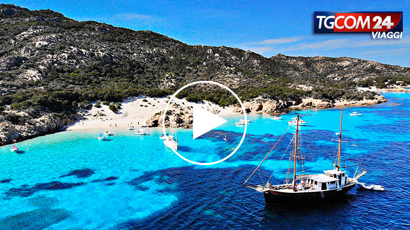 Sailing through the crystal clear waters of Sardinia